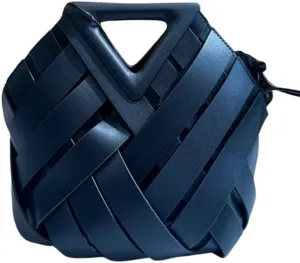 The Statement Weave Bag-A Bold Statement in Genuine Leather