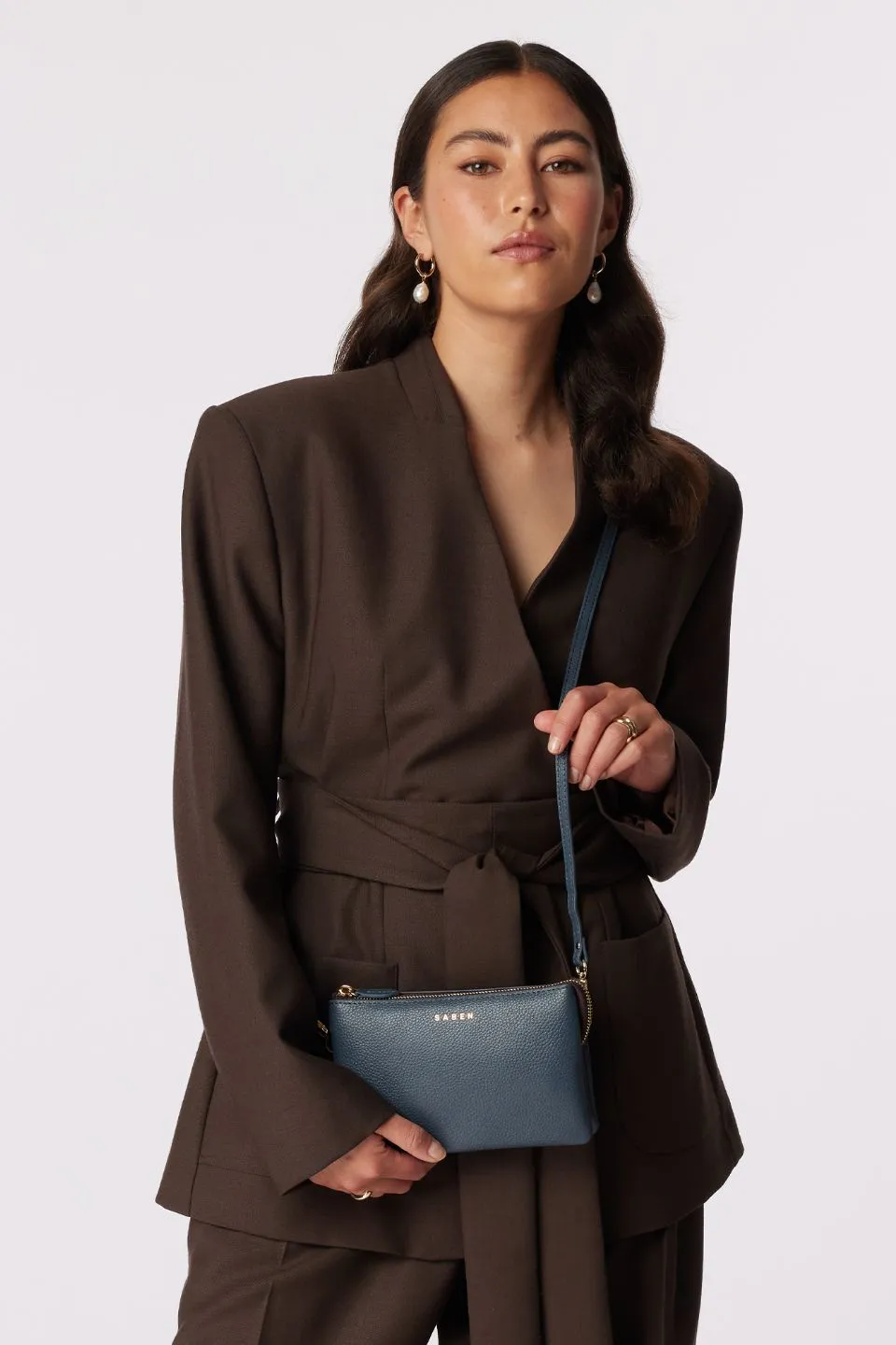 Tilly Crossbody Prussian Leather Bag