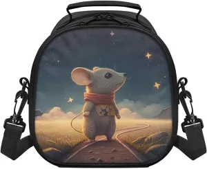 TODIYADDU Highway Rat Kids Lunch Bags for School Insulated Food Tote with Removable Shoulder Strap Retain Freshness Cooler Food Lunch Containers Suitable All Ages and Fresh Snacks
