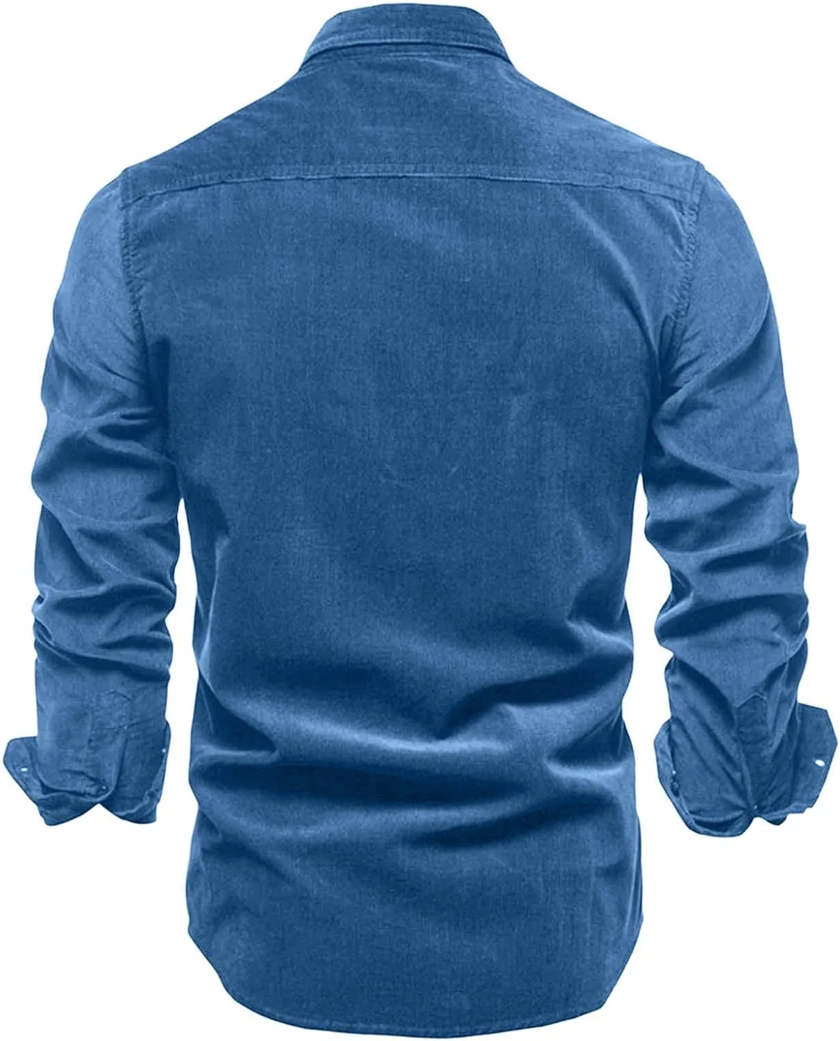 Tshirts Shirts for Men 2024 Business Slim Fit Solid Color Cardigan Long Sleeve Shirt Plain Tshirts for Men Men Long