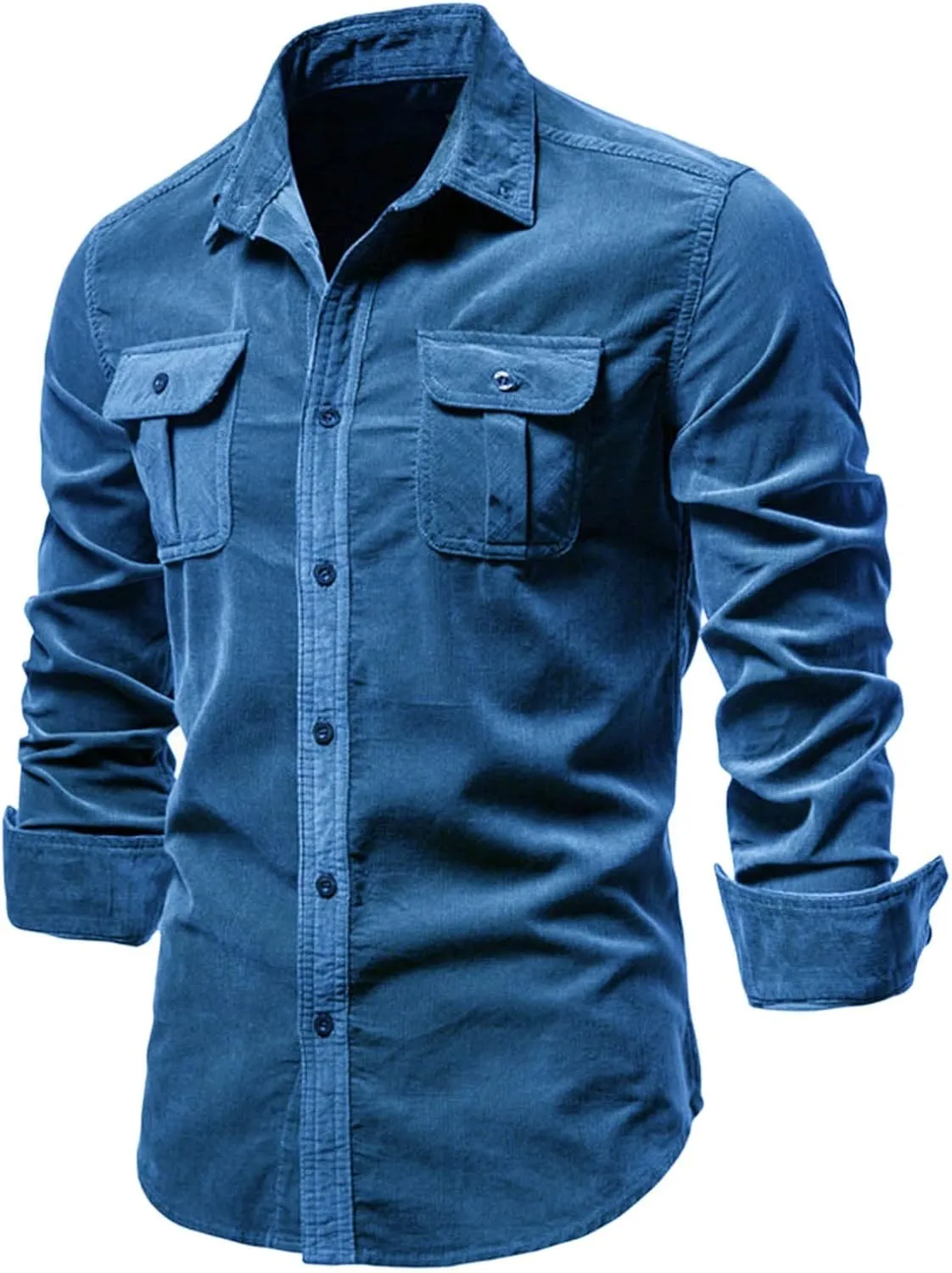Tshirts Shirts for Men 2024 Business Slim Fit Solid Color Cardigan Long Sleeve Shirt Plain Tshirts for Men Men Long