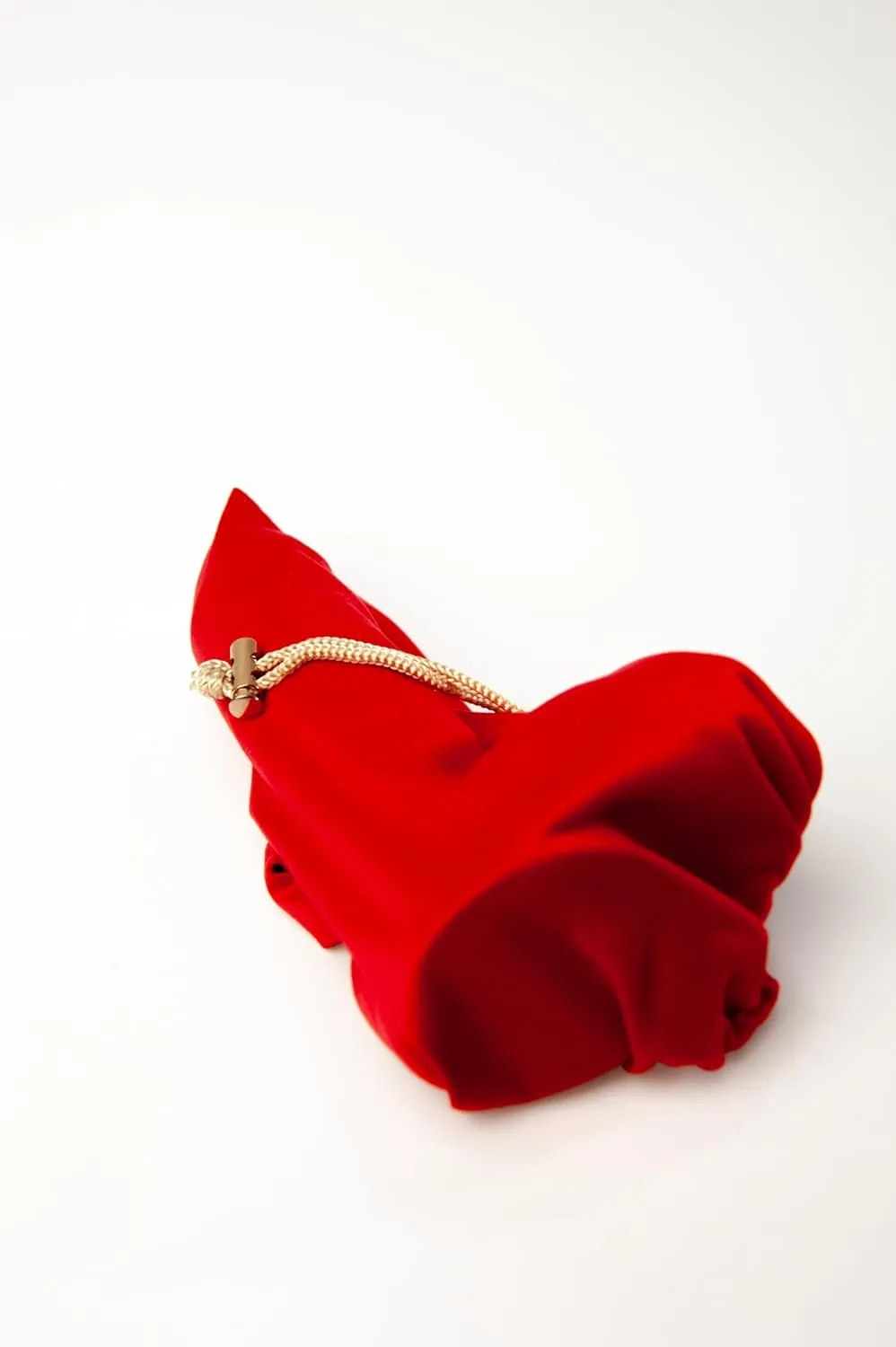 Valante Set of Microfiber Drawstring Storage Bags for Intimate Products (Large Red Set)