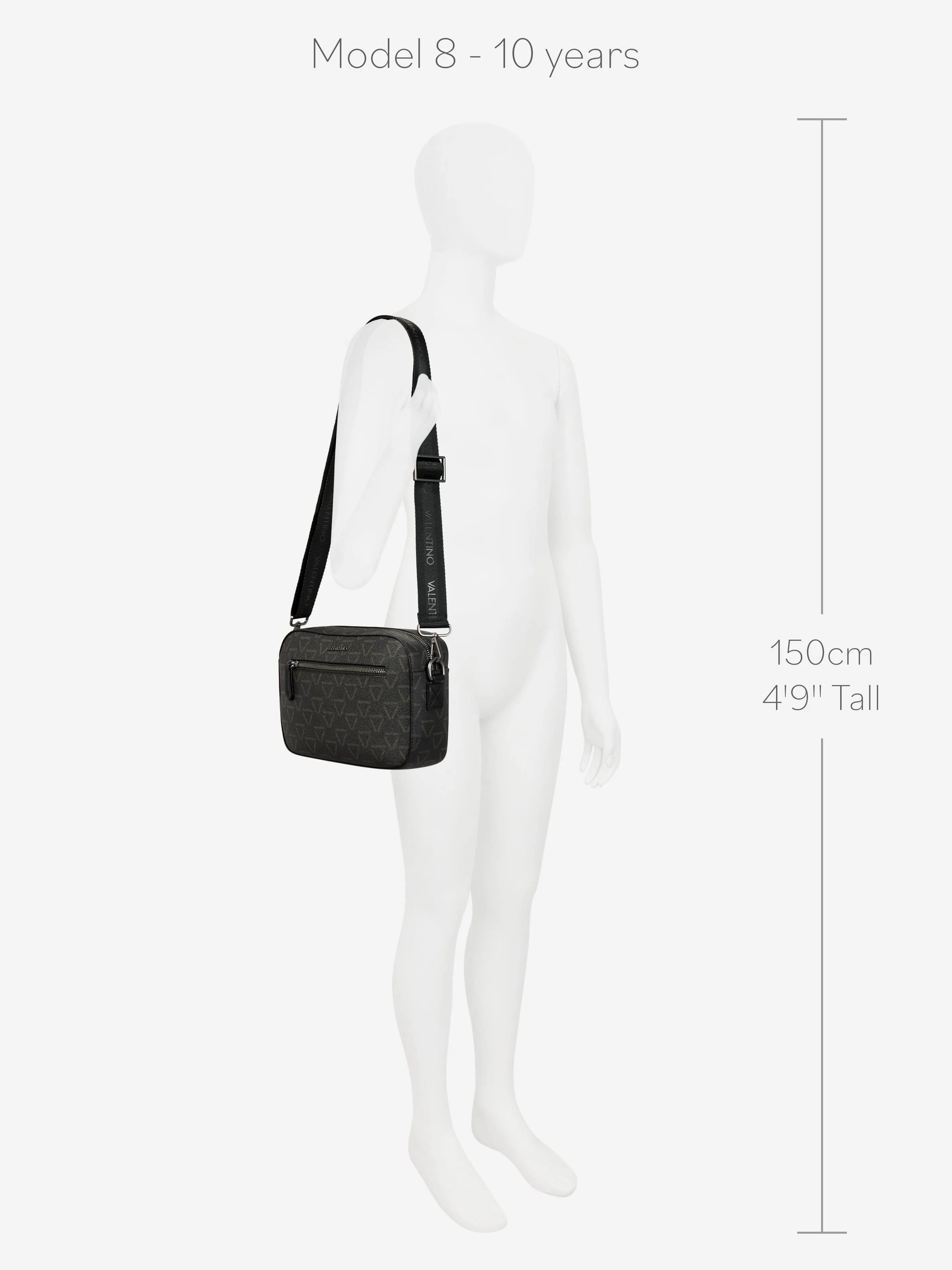 Valentino Delta Crossbody Bag in Black (24cm)