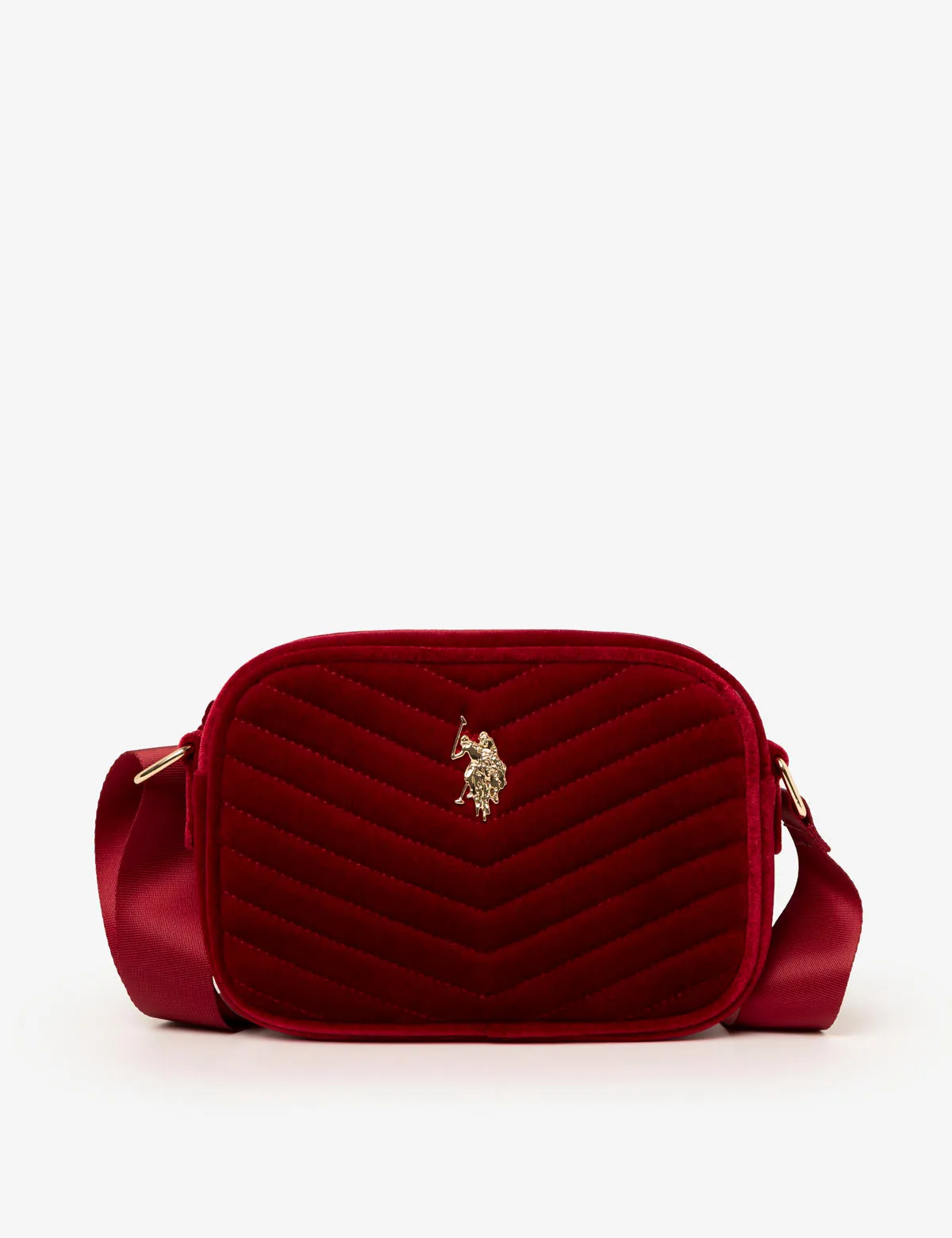 VELVET CROSSBODY BAG