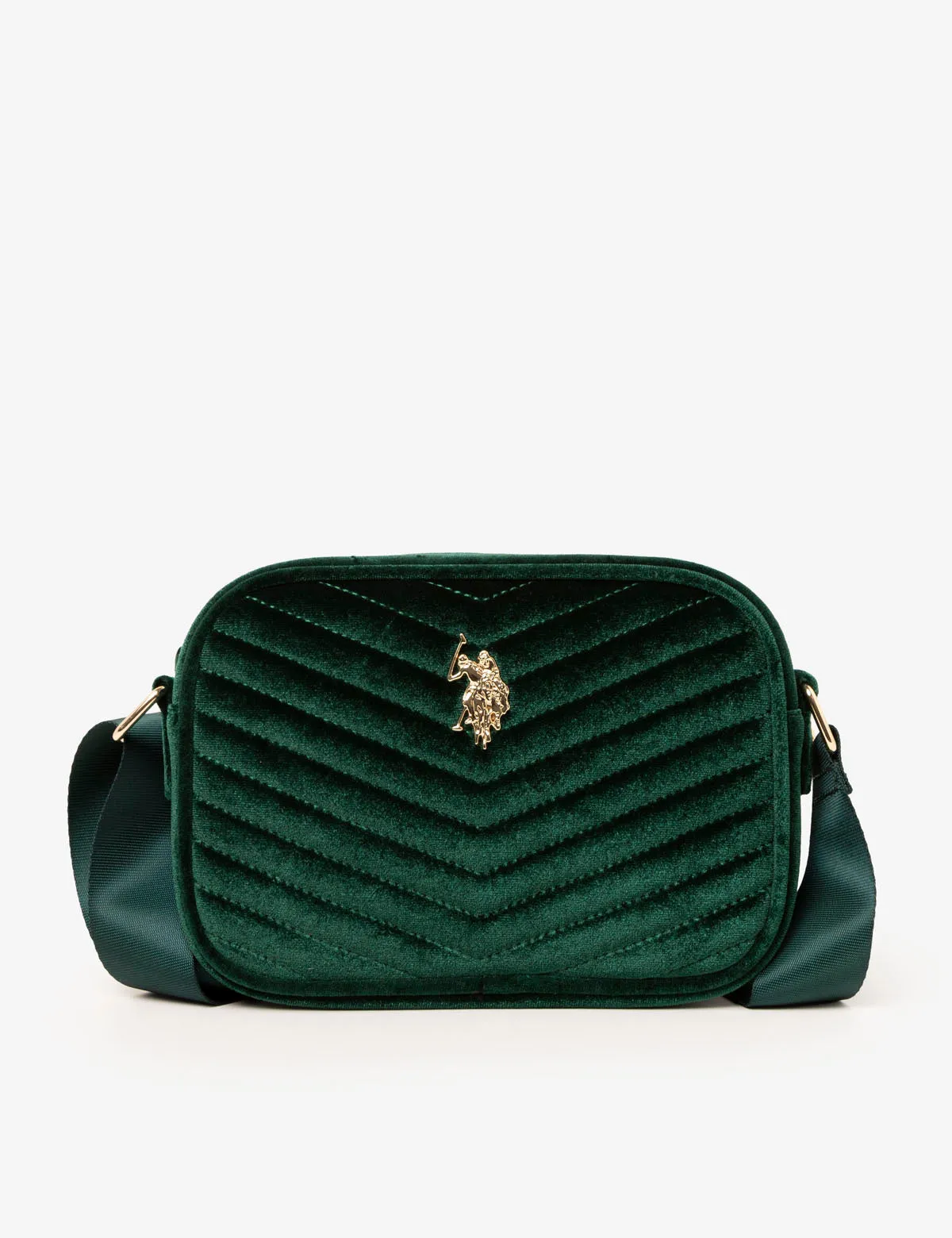 VELVET CROSSBODY BAG