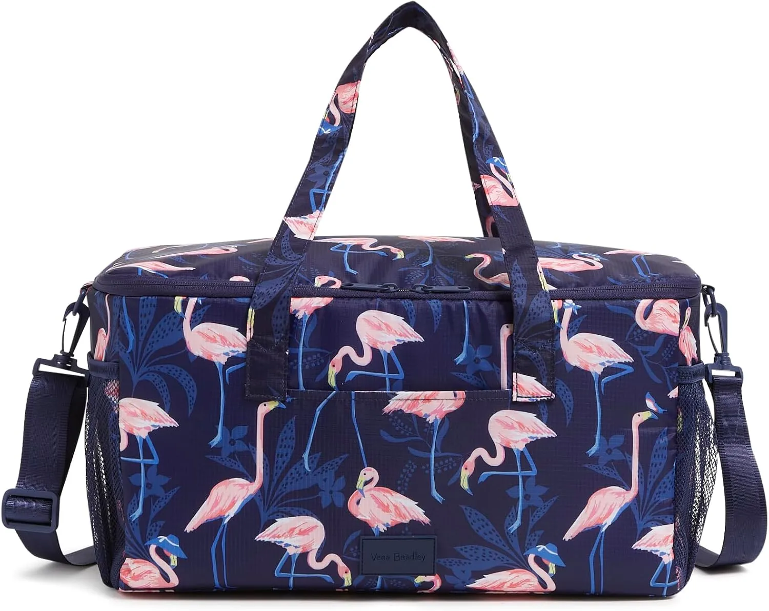 Vera Bradley Recycled Ripstop Family Cooler, Flamingo Party