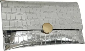 Verdusa Women's Clutch Evening Bags Metallic Purses Envelope Handbags