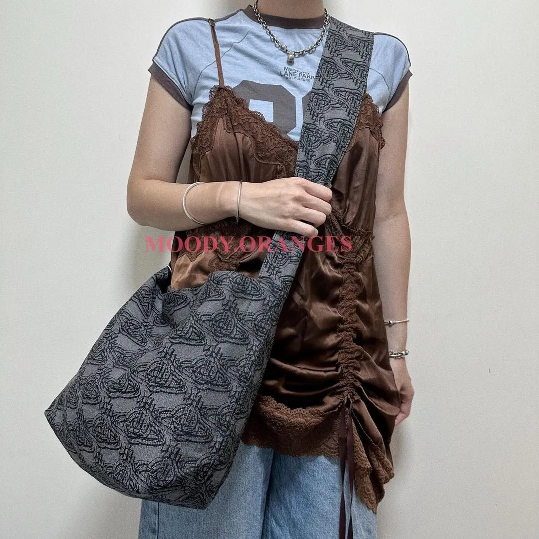 Vivienne Westwood 3D Orb Monogram Crossbody Bag