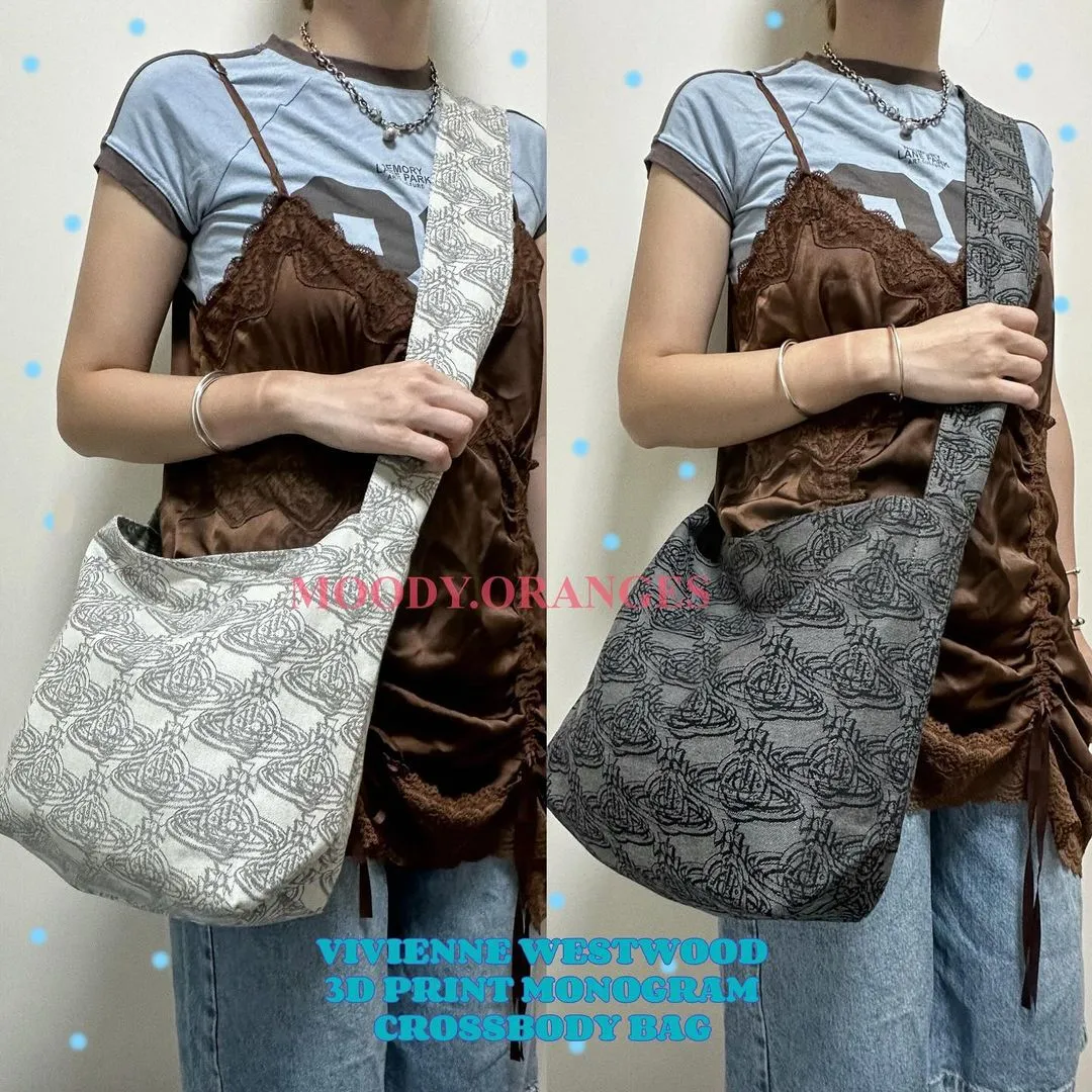 Vivienne Westwood 3D Orb Monogram Crossbody Bag
