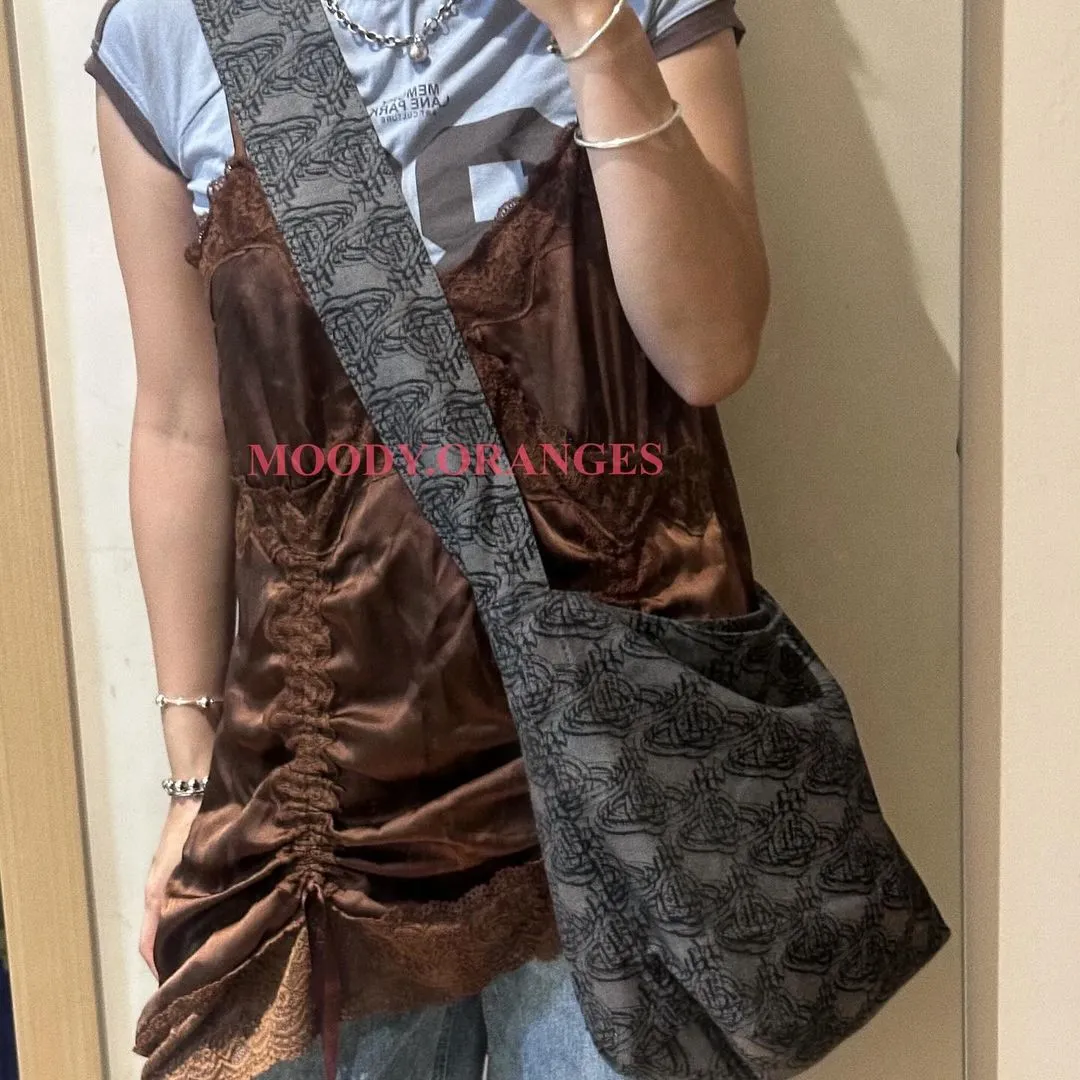 Vivienne Westwood 3D Orb Monogram Crossbody Bag