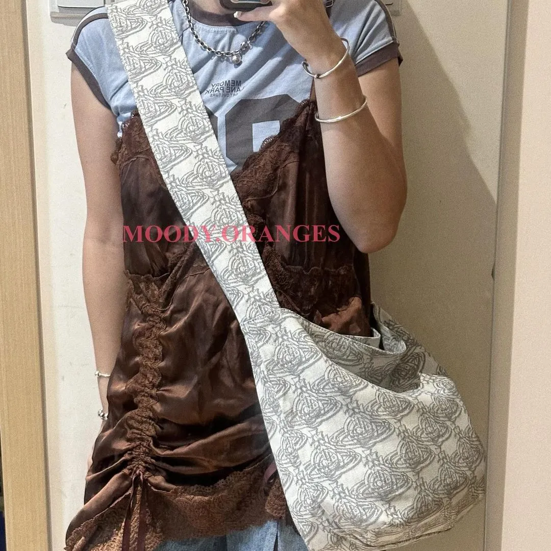 Vivienne Westwood 3D Orb Monogram Crossbody Bag