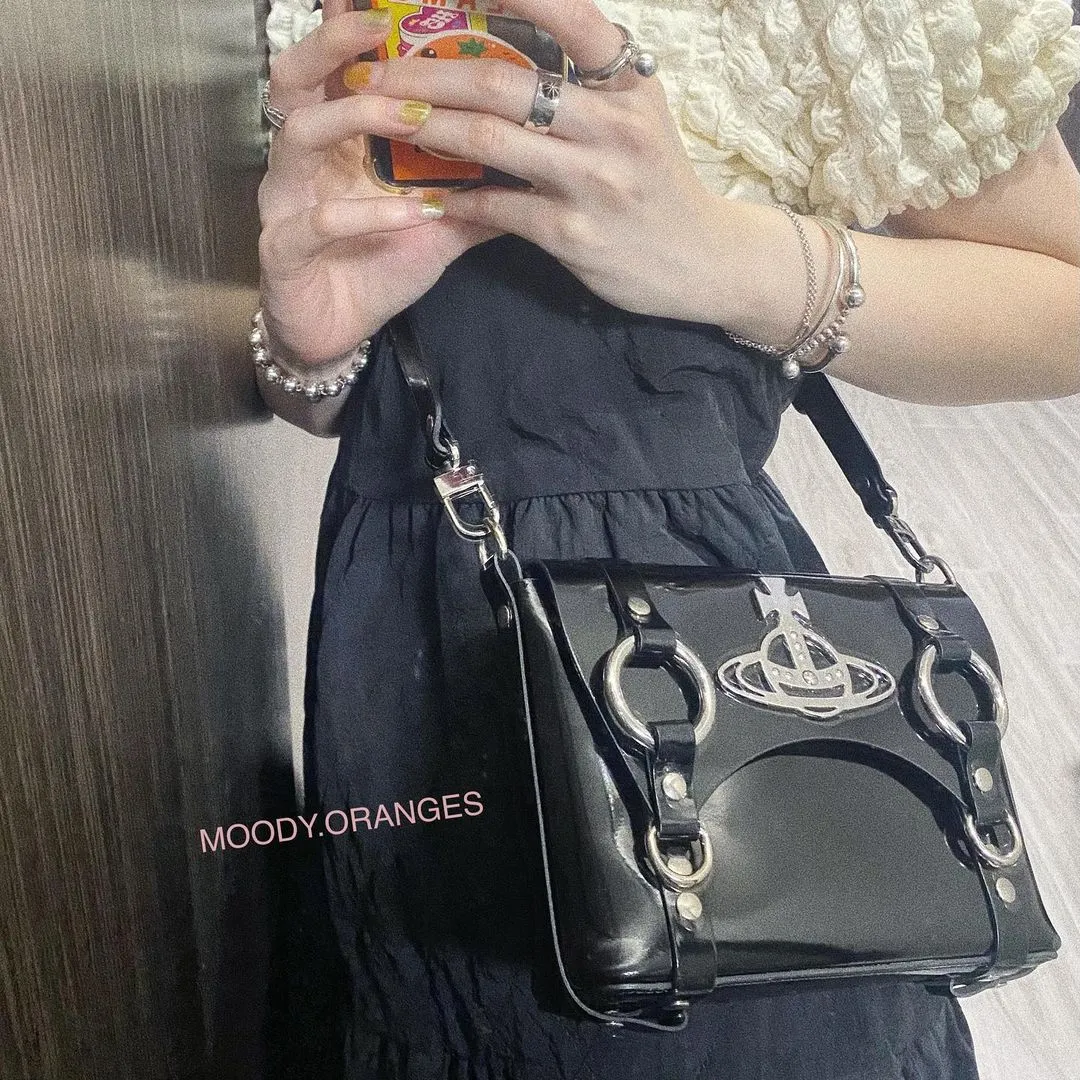 Vivienne Westwood Glossy Kim Crossbody Bag