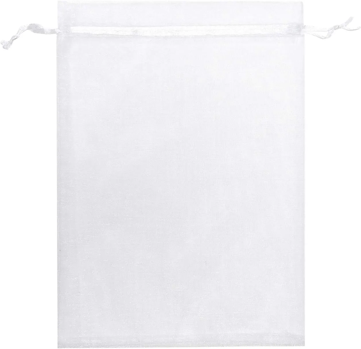 Volanic 100PCS 6X9 Inch (17X23 CM) Sheer Drawstring Organza Gift Bag Jewelry Pouch Party Wedding Favor Candy Mini Bottle Samples Display Bags