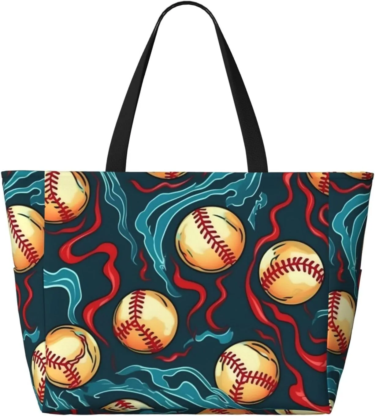 Waterproof Beach Bag for Women Sandproof Beach Tote Bag Large Capacity Swim Pool Bag Foldable Travel Duffel Bags
