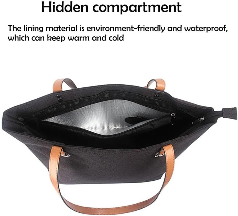 Wine Tote with Drink Dispenser,Insulated Large Wine Carrying Carrier Set with Wine Bladder,Portable Wine Dispensing Tote,Tote Shoulder Bag for Beach, Travel, Picnic, Camping,Christmas