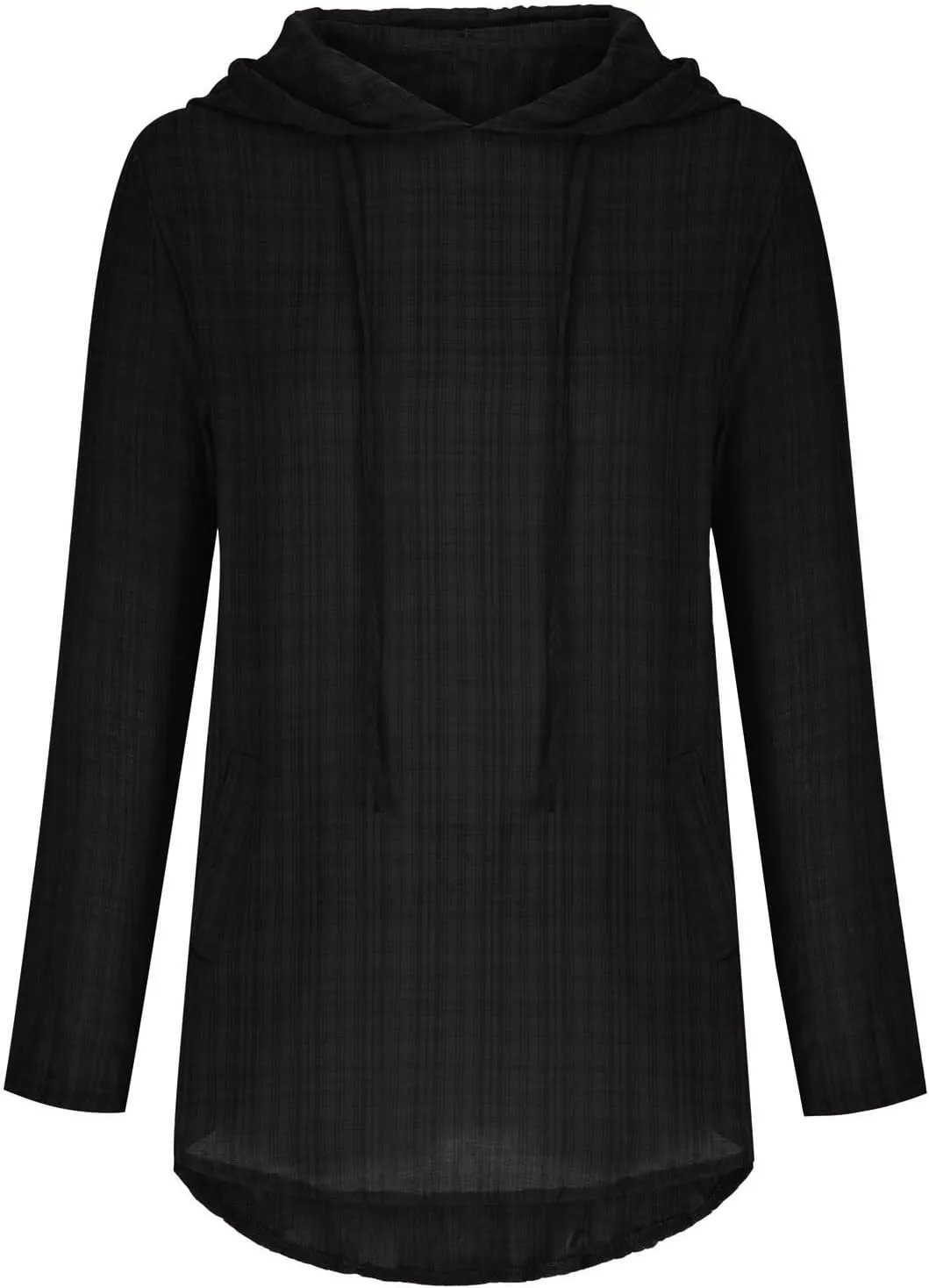 Women Plus Size Hooded Dress Tops Cotton Linen Long Sleeve Shirts Blouse Fall Fashion Flowy Tunic Hide Belly Shirts