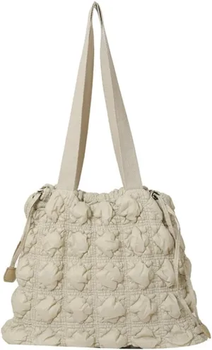Women Quilted Shoulder Bag Large Capacity Puffer Lightweight Padding Tote Bag Hobo Satchel Handbag Zip Purse 2024