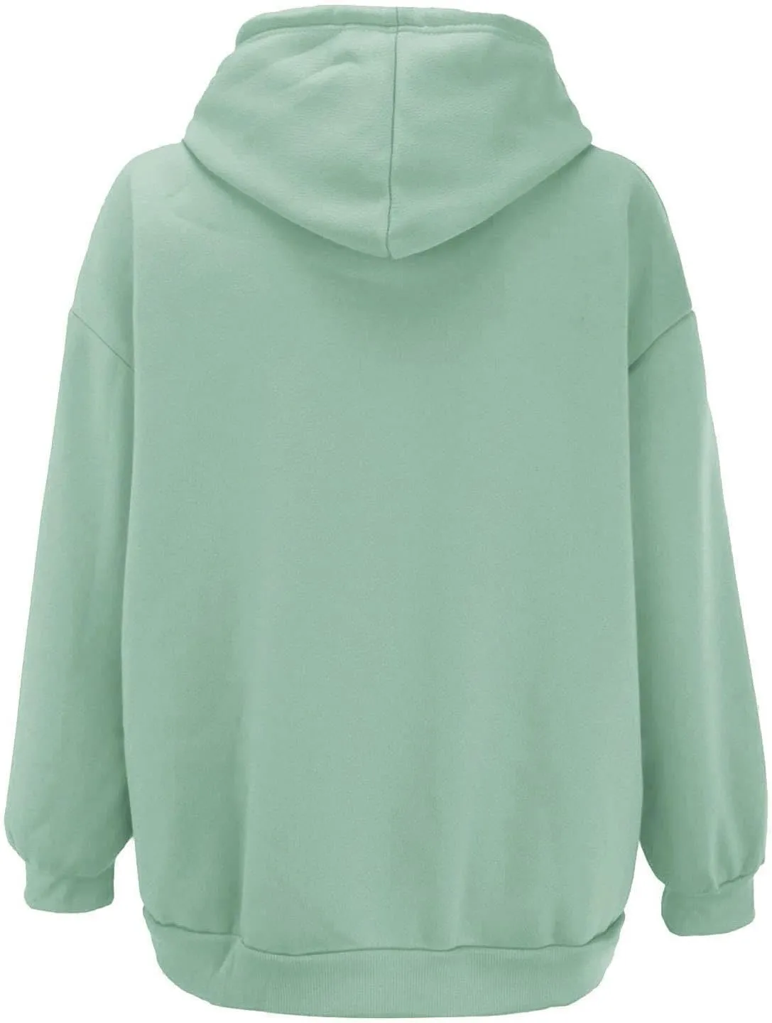 Womens Hooded Sweatshirt Hooded Sweatshirt Top Letter Graphic Print Half Zip Sweatshirt Women Plus Size Sweaters For