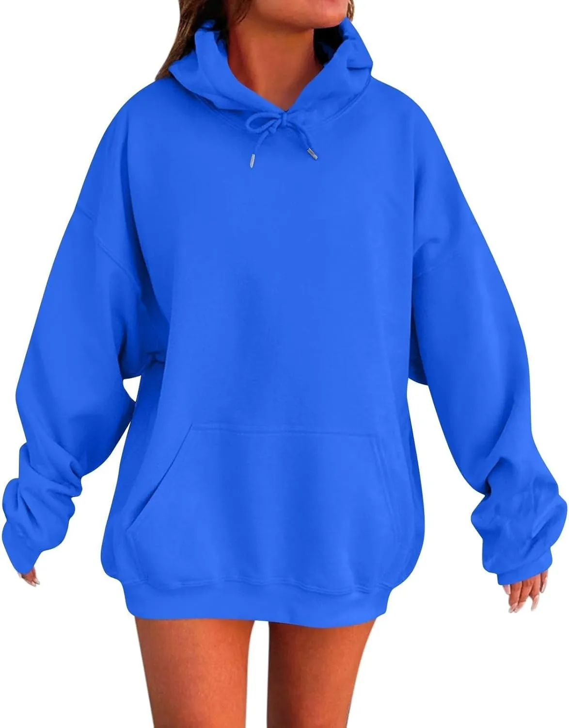 Women's Oversized Hoodie Pullover Streetwear Hip Hop Athletic Sweatshirts Casual Comfy Loose Shirt Tops with Pockets