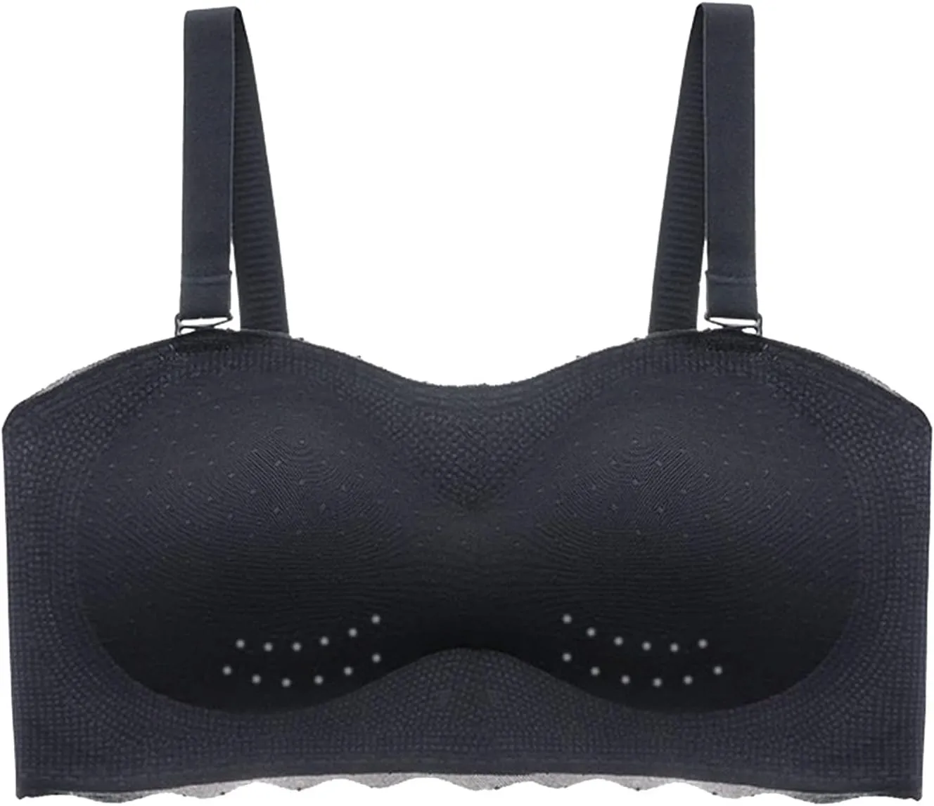 Womens Sports Bras Shoulder Straps Two Wear Gathering Underwear Bra Breast Cover Cup Large Size Super Push