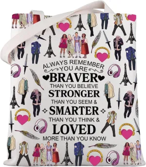 WSNANG Juliet Musical Inspired Gift Juliet Tote Bag Musical Themed Bag Musical Lovers Gift