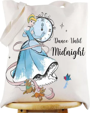 WZMPA Magical Princess Tote Bag Cartoon Rat Fans Gifts Dance Until Midnight Scullery Maid Shoulder Bag Fairy Tales Merch