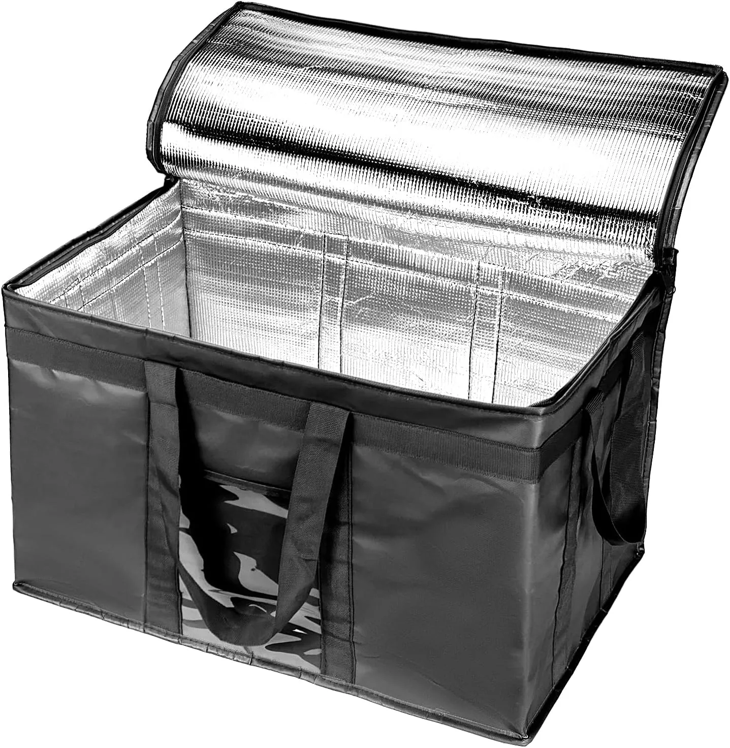 Yalin XXXL Large Insulated Cooler Bag, Styrofoam Cooler of Keep Food Hot or Cold, Reusable Double Zipper Food Delivery Bag for Grocery Shopping, 23" W x 15" H x 14" D