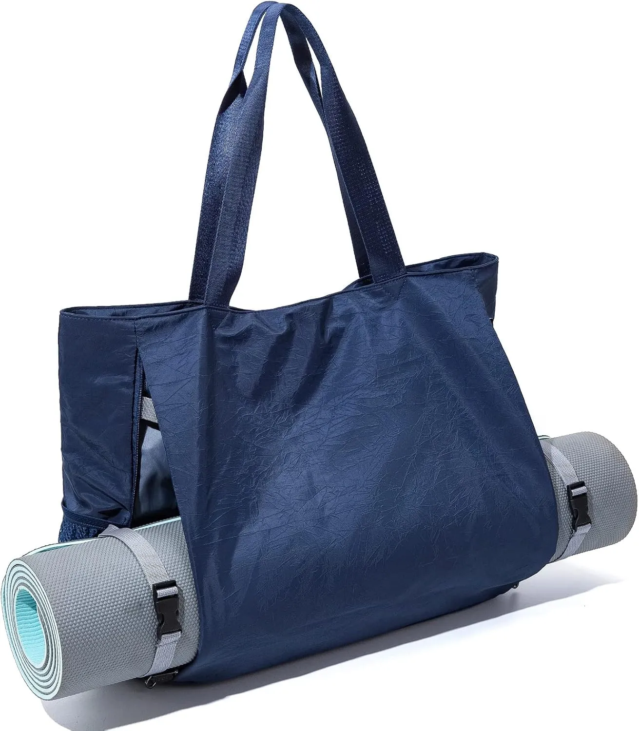 Yoga Mat Bag - Waterproof Shoulder Gym Bag with Yoga Mat Holder & Wet Pocket for Gym, Pilates, Travel, Beach and Daily Use